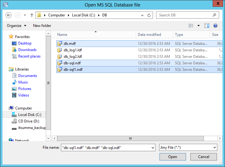 Как открыть файл db (базы данных) – программы для распаковки