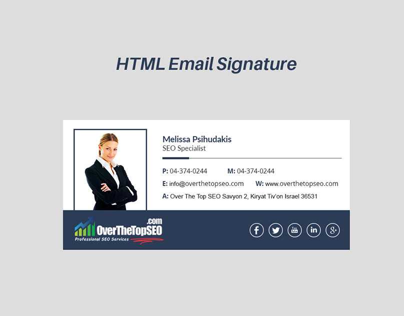 Как добавить подпись в электронной почте