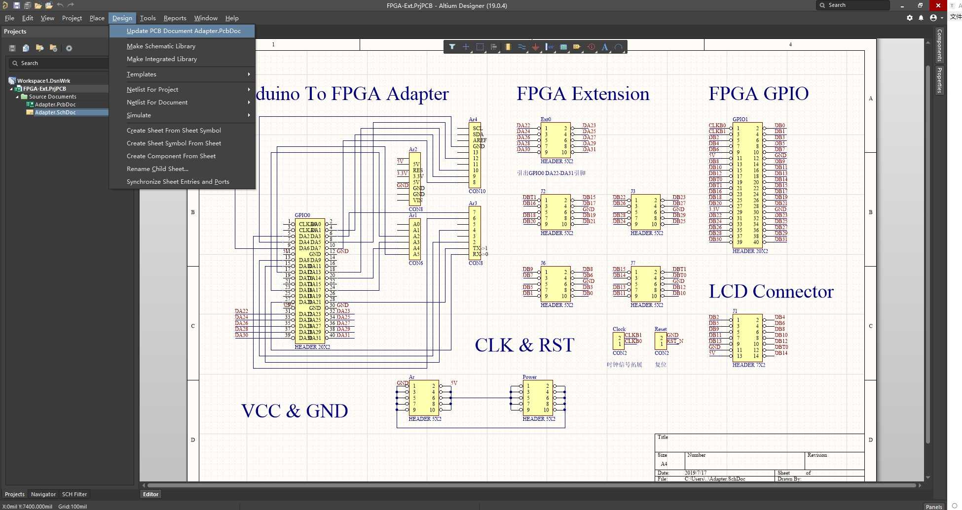 Altium designer создание проекта