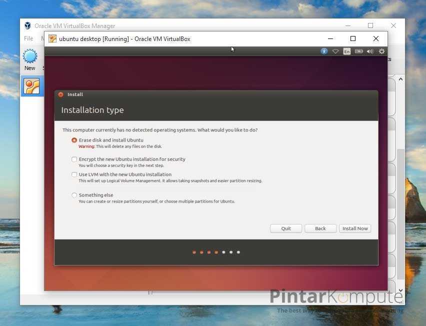 Как установить ubuntu на virtualbox