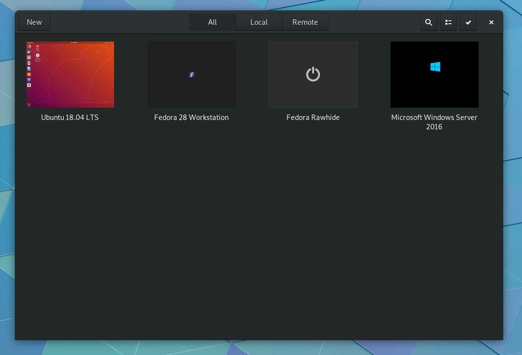 Create virtual machine on linux with gnome boxes
