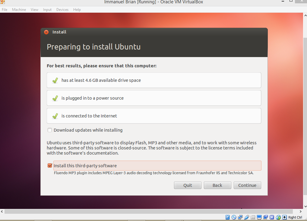 Как установить linux (ubuntu) на virtualbox